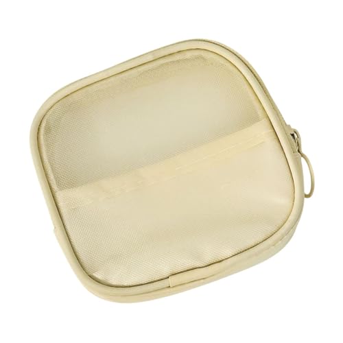 predolo Mesh Make -up -Beutel -Beutel Frauen vielseitiger atmungsaktiver Organizer Waschbeutel Reise Kosmetikkoffer für Rucksackpacken im Freien Camping im, 11.5cmx11.5cmx1.5cm von predolo