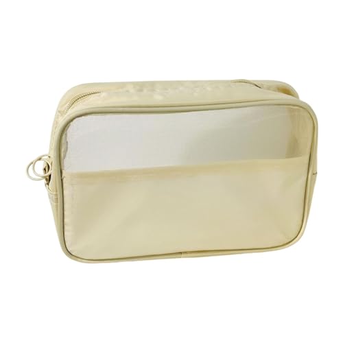 predolo Mesh Make -up -Beutel -Beutel Frauen vielseitiger atmungsaktiver Organizer Waschbeutel Reise Kosmetikkoffer für Rucksackpacken im Freien Camping im, 22cmx14.3cmx6cm von predolo