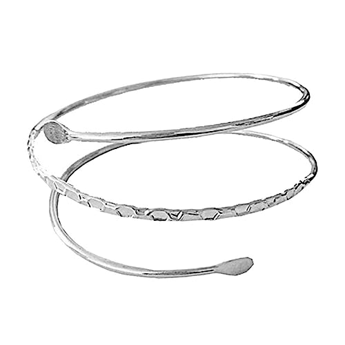 predolo Verstellbare Arm Manschette mit offenem Design in Silber predolo Verstellbare Arm Manschette mit offenem Design in Silber von predolo