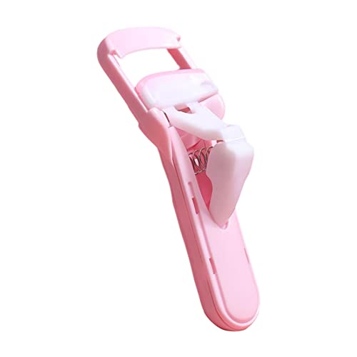 predolo Wimpernzange Professionelle Mini Wimpernzange mit Silikonpolster für Präzises Formen Und Kontrolle Langlebiges Material für Frauen Und Mädchen, ROSA von predolo