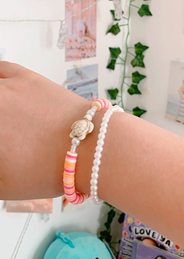 Preppy Schildkröte Armband Set Preppy Schildkröte Armband Set von preppybeadsxoCo