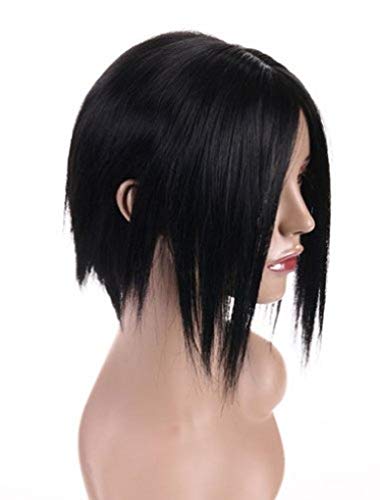 Prettyland Nana Schwarz natürliche fransig pixie kurze Cosplay Perücke kurz-haar Wig Underworld 'Selene' C546 von prettyland