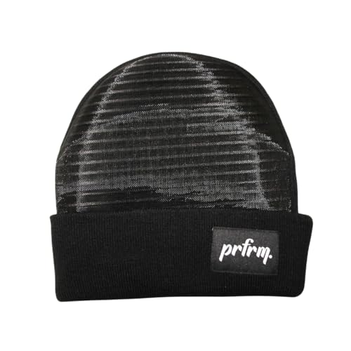 prfrm. Headspin Beanie Breakdance Mütze Breakdance Cap mit Spinpanel Einheitsgröße Schwarz von prfrm.