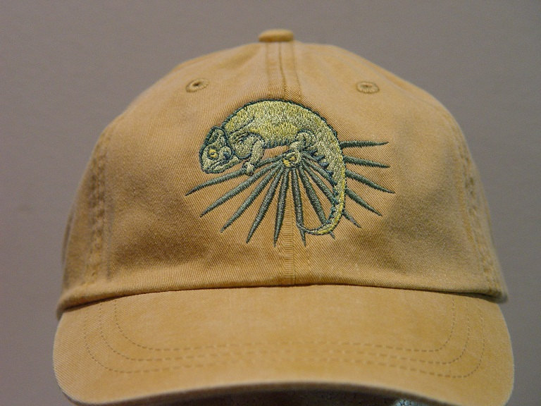 Chamäleon Eidechse Reptile Hut - Gestickte Männer Frauen Wildlife Cap Preis Stickerei Bekleidung 24 Farbe Mama Papa Baumwolle Baseball Caps Geschenk von priceapparel