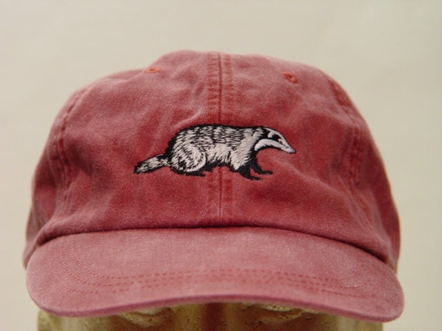 Dachs Wildlife Hat - Gestickte Männer Frauen Mama Papa Baseballmütze Preis Stickerei Bekleidung 24 Farben Geschenk Erwachsene Kappen Honig Dachs von priceapparel