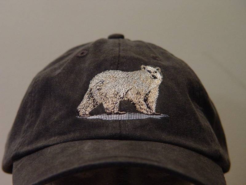 Eisbär Hut - Ein Bestickter Mann Frauen Papa Mama Wildlife Cap Preis Stickerei Bekleidung 24 Farbe Geschenk Erwachsene Baseball Caps Sea Bear Arctic von priceapparel