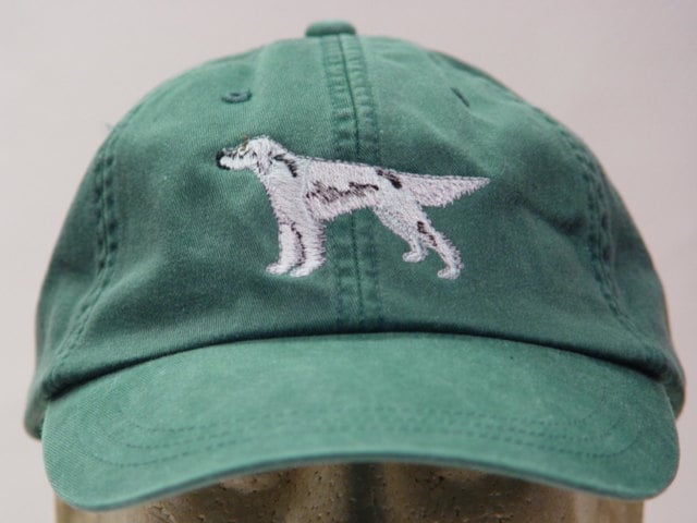 English Setter Hundemütze - Bestickte Herren-Frauen-Canine-Baseballmütze Preis Stickerei Bekleidung Mama Papa Geschenk Mützen Sporting Breed British von priceapparel