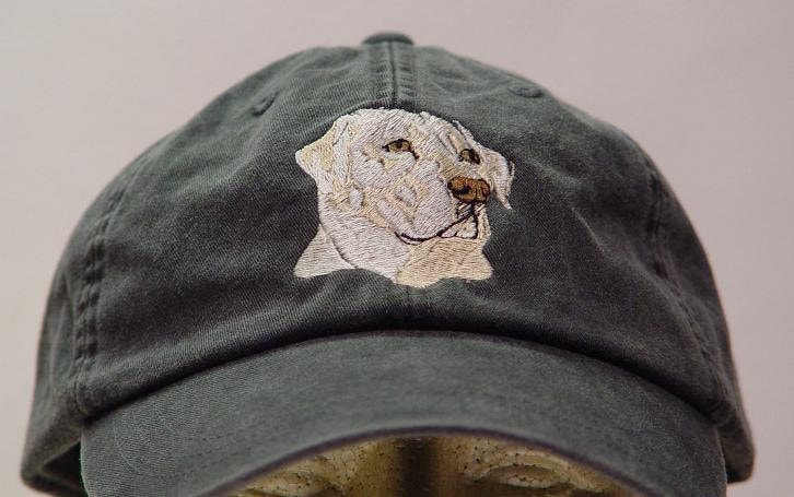 Gelber Labrador Retriever Hundehut - Eine Gestickte Männer Frauen Kappe Preis Stickerei Bekleidung 24 Farbe Mama Papa Geschenk Familie Haustier von priceapparel