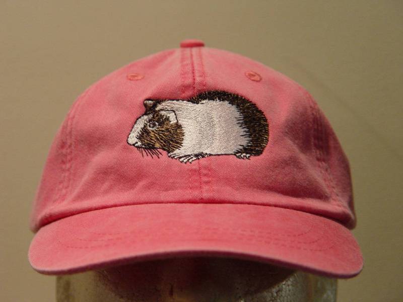 Meerschweinchen-Hut - Eine Gestickte Frauen Männer Wildlife Baseballmütze Preis Stickerei Bekleidung 24 Farbe Mama Papa Geschenk Caps Inland von priceapparel