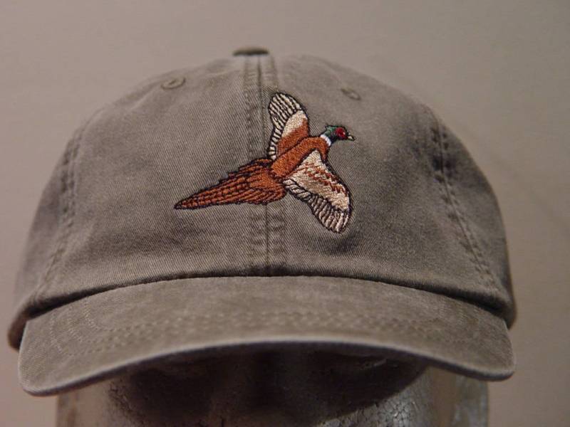 Ring Necked Fasan Vogel Hut - Gestickte Männer Frauen Wildlife Cap Preis Stickerei Bekleidung 24 Farbe Erwachsene Mama Papa Geschenk Caps Erhältlich von priceapparel