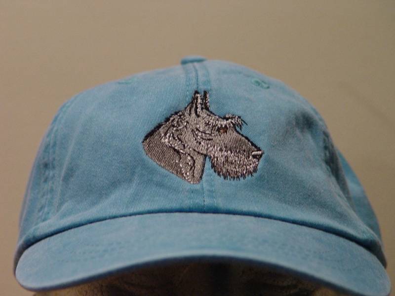 Scottish Terrier "Scottie" Hundehut - Eine Gestickte Männer Frauen Kappe Preis Stickerei Bekleidung 24 Farbe Erwachsene Mama Papa Geschenk Kappen von priceapparel