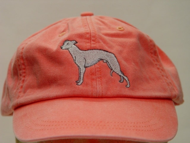 Whippet Dog Hut - Eine Gestickte Männer Frauen Mama Papa Baseballmütze Preis Stickerei Bekleidung 24 Farbe Mittel Rasse Canine Familie Haustier von priceapparel