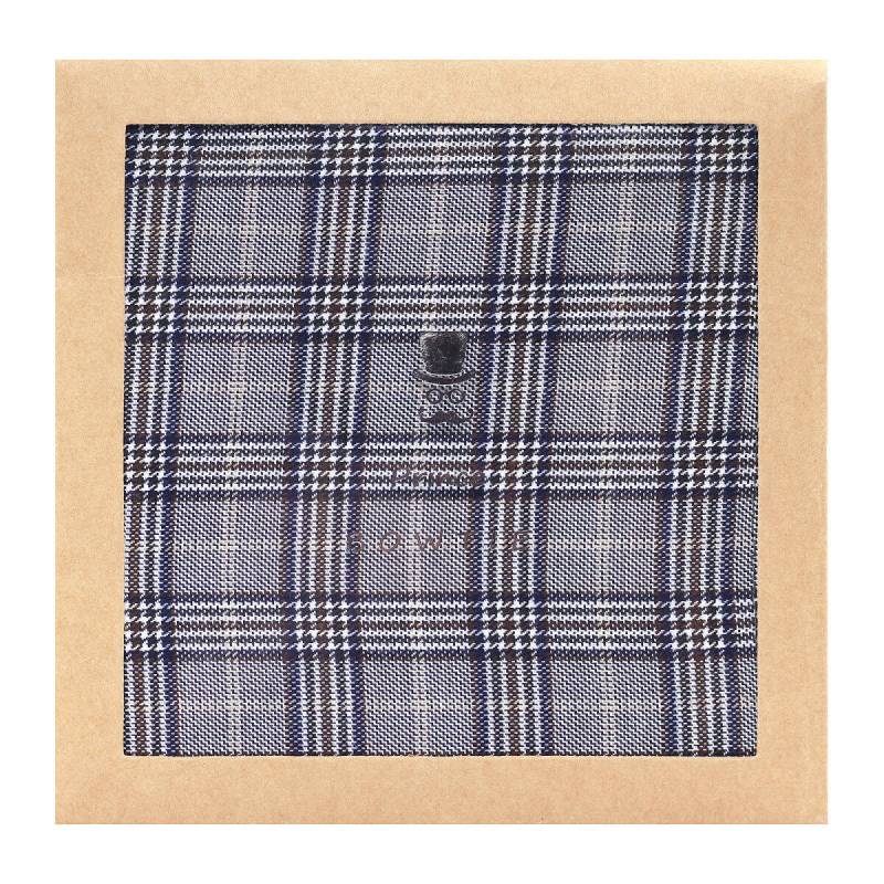prince bowtie - Einstecktuch Karo m-braun von prince bowtie