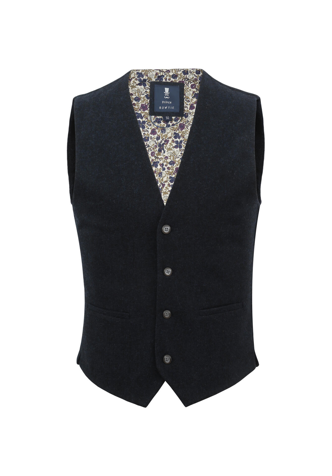 prince bowtie - Weste Uni marine - Gr. - 52 von prince bowtie