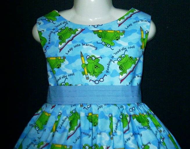 Neue Handgemachte Back To School Leap in Lernpullover Kleid Benutzerdefinierte Größe von princesstrunk2