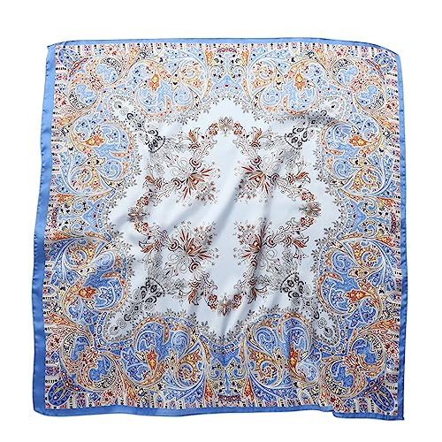 prinfantasy Bandana Kopftuch Große Quadratische Frauen Seidig wie Bandanas Halstuch Haar Schal Headwear Headwrap für Damen Herren, 070266 von prinfantasy