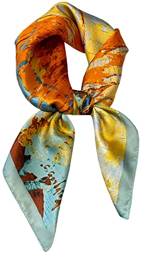 prinfantasy Damen Scarf Schal Seide Gefühl Frauen Elegant Bandana Leicht Schals Tücher Stolen Ladie Geschenk Kopftücher M070068 von prinfantasy