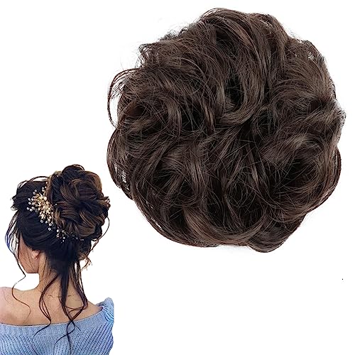 prinfantasy Haar Brötchen Chignon Haarteil Updo Bun Verlängerungen Fake Haar Bun für Frauen Mädchen, FQ023 von prinfantasy