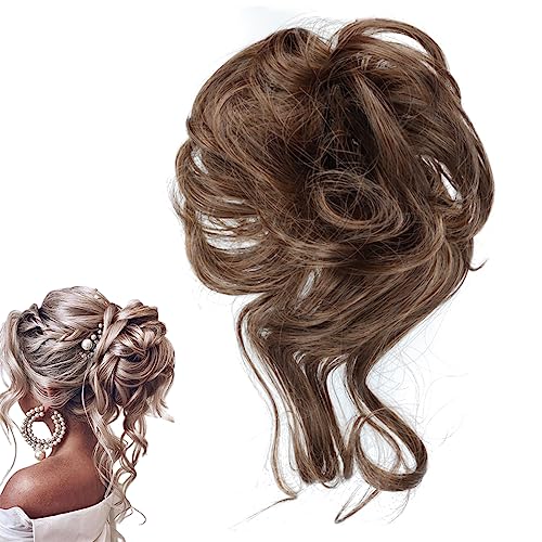 prinfantasy Haarteil Haargummi Hochsteckfrisuren Messy Bun Haarteil Hair Piece Lockige Wellige Haar Bun Erweiterungen Kunsthaar Tousled Updo Haarteile für Frauen Mädchen, FQ003 prinfantasy Haarteil Haargummi Hochsteckfrisuren Messy Bun Haarteil Hair Piece Lockige Wellige Haar Bun Erweiterungen Kunsthaar Tousled Updo Haarteile für Frauen Mädchen, FQ003 von prinfantasy