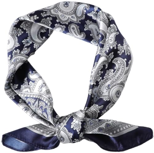 prinfantasy Halstuch Damen Seidentuch für Frauen Bandana Kopftuch Quadratisch Perfekt für Sommer, S06005 von prinfantasy