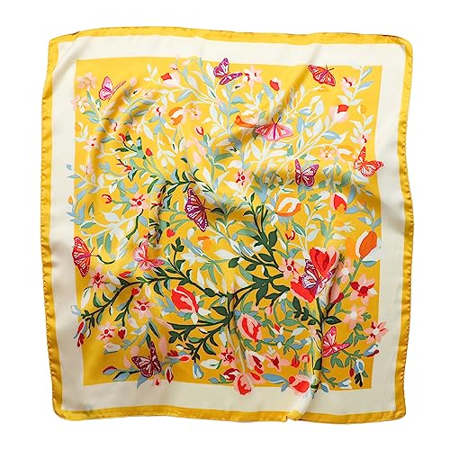 prinfantasy Kopftuch Damen Sommer Muslimische Kopfbedeckung Frauen Seidenschal Elegant Bandana, 070247 von prinfantasy