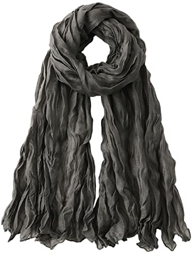 prinfantasy Schal Tuch Damen Geschenk für Freund Damen Schal Schal Plissee Schwester Geschenk Stola aus Wildseide Tücher Halstücher Halstuch M180074 von prinfantasy