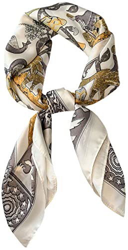 prinfantasy SeidentuchBandana Halstuch Seidentuch Paisley Drucken Tuch Schal Kopftuch 100% Seide Multifunktion Unisex Biker M070072 von prinfantasy