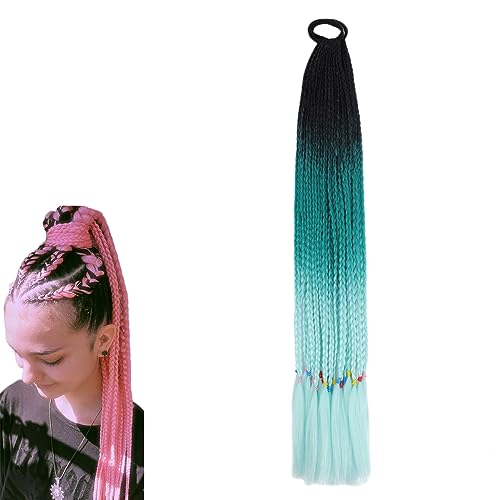 prinfantasy Türkis Dreadlock Gehäkelte Synthetische Dreadlocks Zubehör Hip Hop Braiding Perücken Faux Locs für Mode Männer Frauen, BZ216 prinfantasy Türkis Dreadlock Gehäkelte Synthetische Dreadlocks Zubehör Hip Hop Braiding Perücken Faux Locs für Mode Männer Frauen, BZ216 von prinfantasy