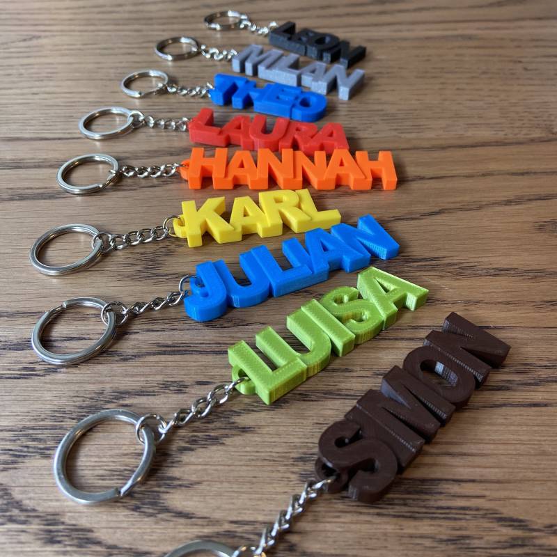 Personalisierter Schlüsselanhänger | Einschulung, Mit Namen, Geschenk, Namendruck, Schule, Tasche, Gepäckanhänger Personalisierter Schlüsselanhänger | Einschulung, Mit Namen, Geschenk, Namendruck, Schule, Tasche, Gepäckanhänger von printedbyValentin