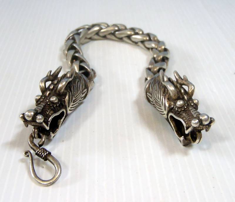 Vintage Artisan Metallarmband Drachenmotiv Unbenutzt Circa 70Er Jahre Vintage Artisan Metallarmband Drachenmotiv Unbenutzt Circa 70Er Jahre von prisma0505