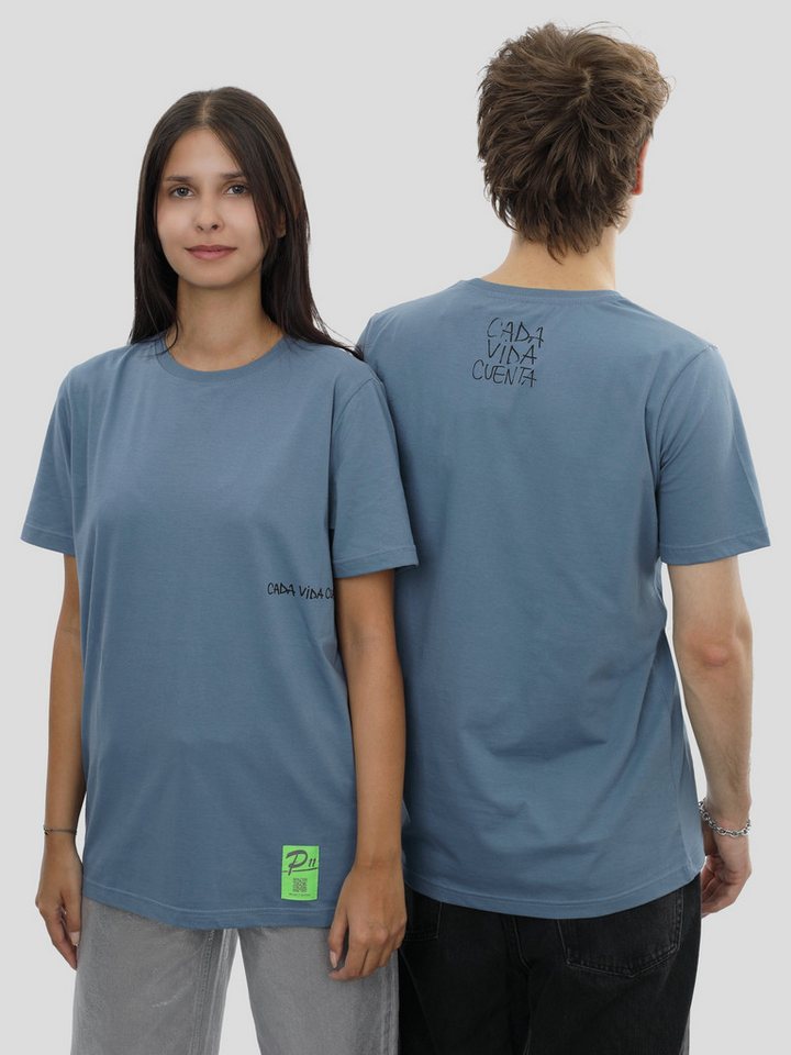 project eleven T-Shirt P11 T-Shirt Slim Fit Unisex in Blau von project eleven