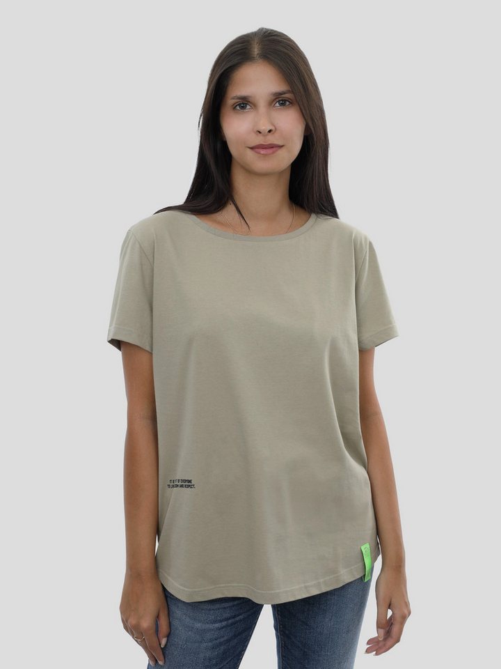 project eleven T-Shirt T-Shirt Loose Frauen in Olive project eleven T-Shirt T-Shirt Loose Frauen in Olive von project eleven