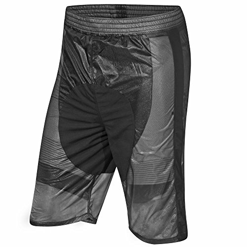 prolog cycling wear Transparente Unisex Regenhose Kurz zum Überziehen über die Radhose, Winddicht, Wasserdicht, Elastisch, Atmungsaktiv von prolog cycling wear