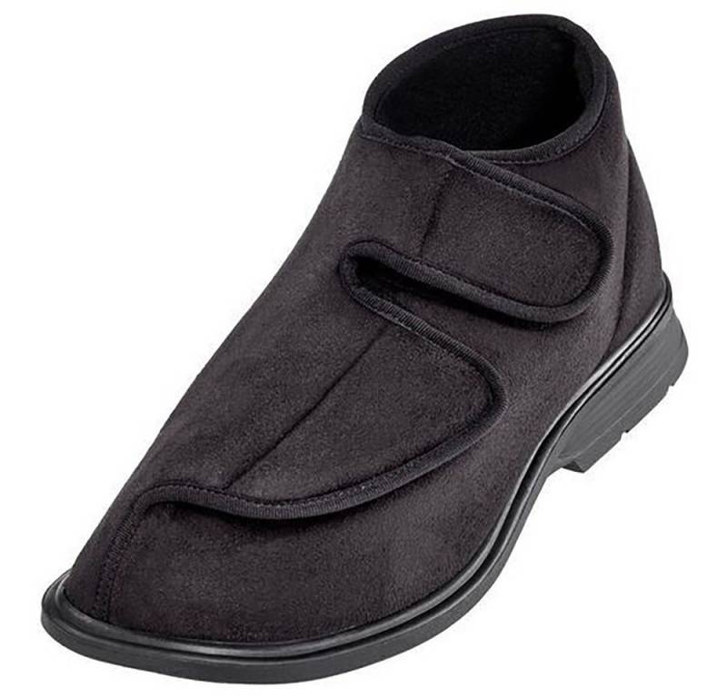 promed Bequemschuh Herren Microvel. Pedibelle Alex Schwarz Gr 43 Hausschuh von promed
