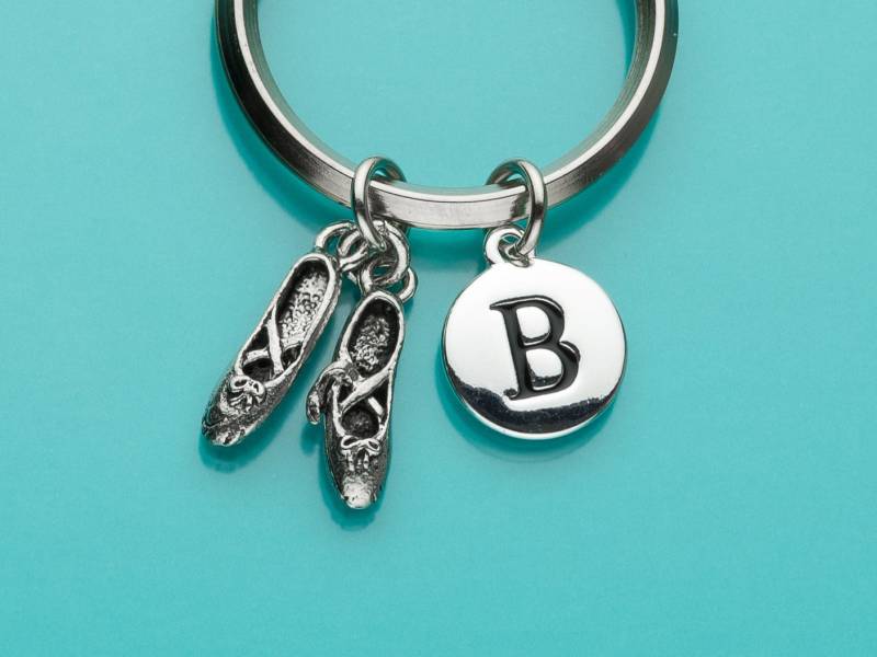 Ballet Slippers Schlüsselbund, Ballett Pantoffeln Schlüsselanhänger, Erste Personalisierte Benutzerdefinierte Schlüsselanhänger Charme 25 von promisemeeverything2