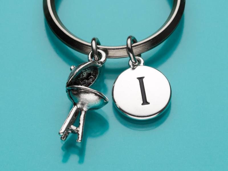 Barbecue Grill Schlüsselbund, Barbecue-Schlüsselanhänger, Bbq Charme, Anfängliche Keychain, Personalisierte Benutzerdefinierte Charme 403 von promisemeeverything2
