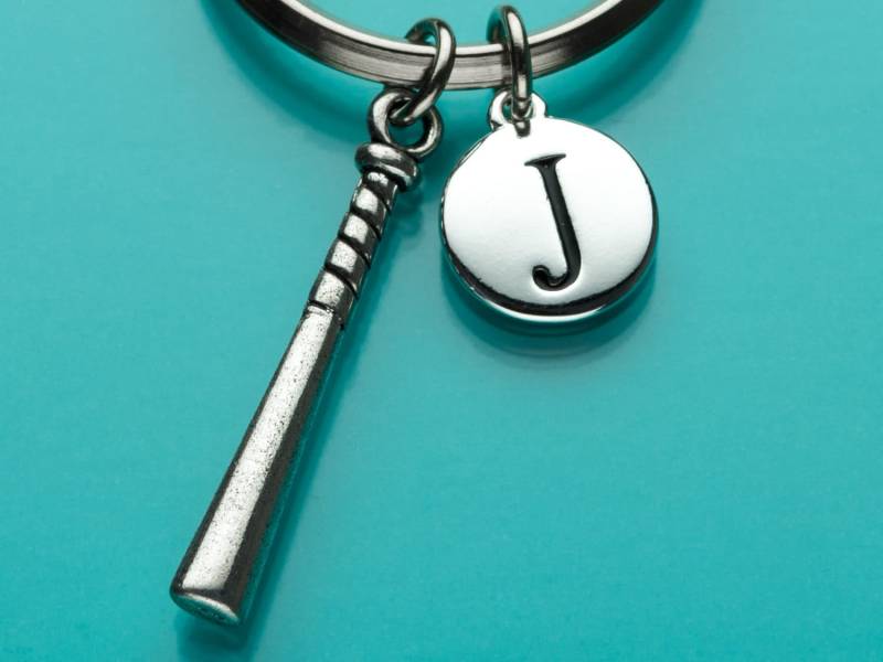 Baseball Bat Schlüsselanhänger, Schlüsselring Von Bat, Sportgeräte, Anfängliche Schlüsselbund, Personalisierte Benutzerdefinierte Charme, 219 von promisemeeverything2