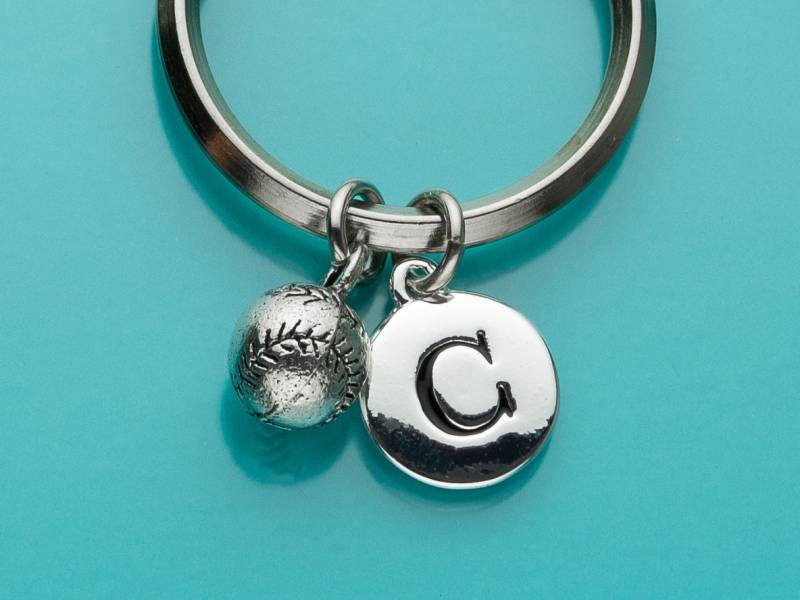 Baseball Keychain, Schlüsselring, Team Sport Charme, Anfängliche Personalisierte Benutzerdefinierte Keychain Charme 31 von promisemeeverything2