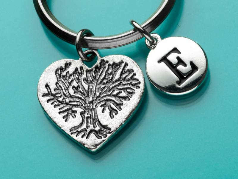 Baum Des Lebens Herz Schlüsselanhänger, Erste Personalisierte Benutzerdefinierte Schlüsselanhänger Charme Schlüsselbund, 362 von promisemeeverything2