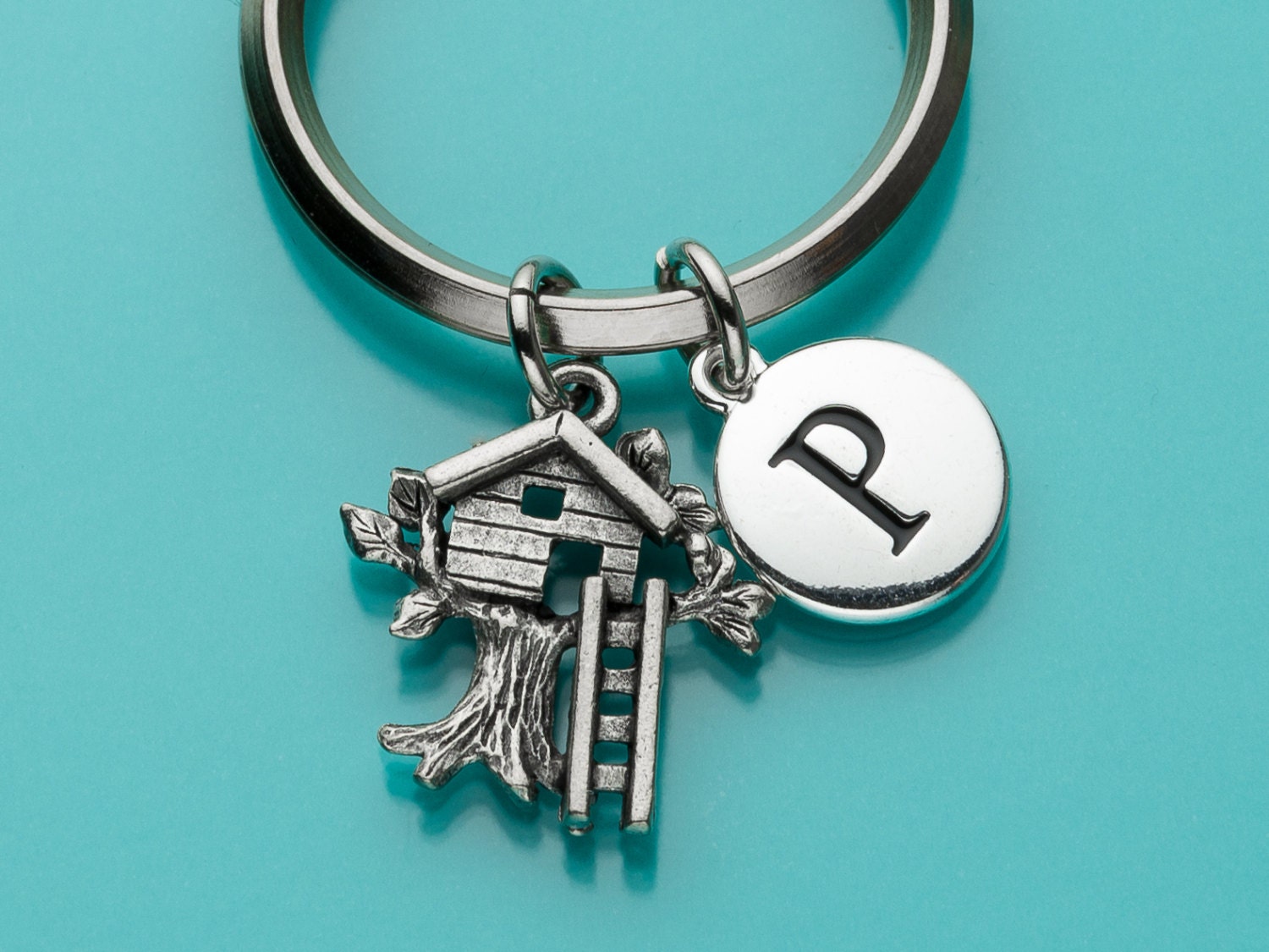 Baumhaus-Schlüsselbund, Baumhaus-Schlüsselring, Ursprünglicher Schlüsselbund, Personalisierter Geschenk Unter 25, Charme-Schlüsselbund, 364 von promisemeeverything2