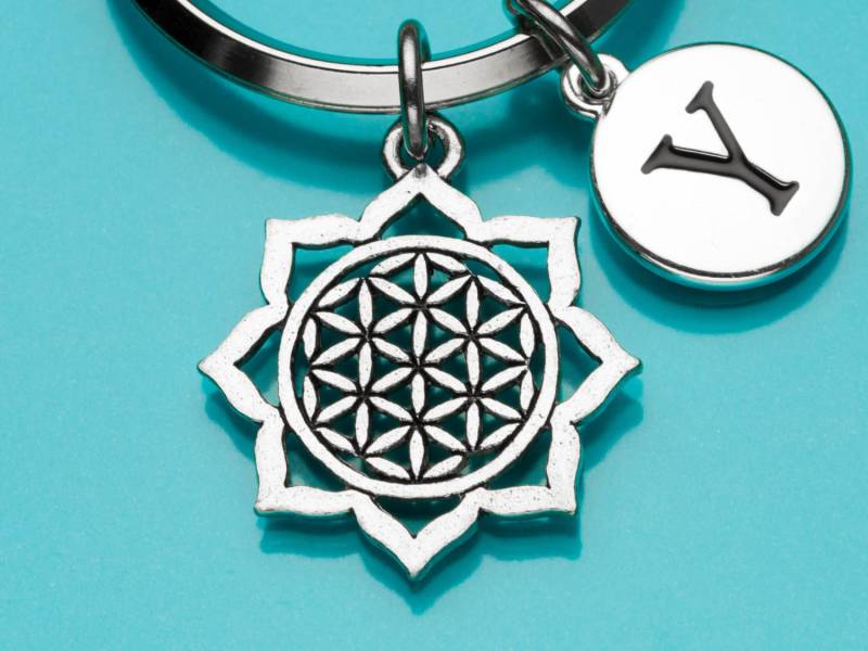 Blume Des Lebens Schlüsselbund, Leben Schlüsselanhänger, Mandala Schlüsselbund Erste Personalisierte Benutzerdefinierte Charme 897 von promisemeeverything2