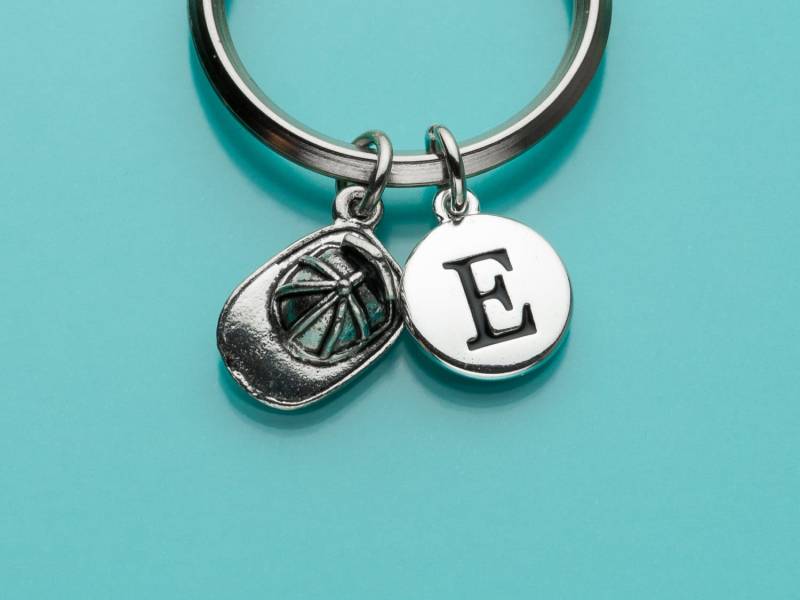 Brandschutzausrüstungen Hut Schlüsselbund, Schlüsselring, Anfängliche Keychain, Personalisierte Benutzerdefinierte Keychain Charme 140 von promisemeeverything2