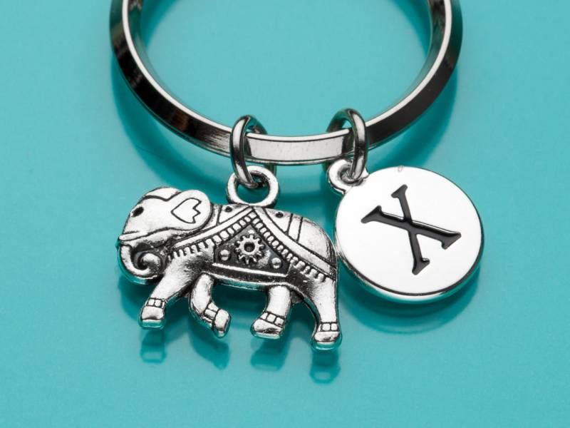 Elefant Keychain, Thai Elephant Schlüsselanhänger, Charme, Anfängliche Personalisierte Benutzerdefinierte Charme 401 von promisemeeverything2
