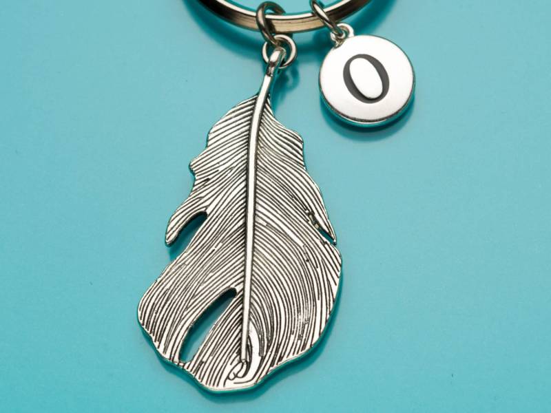 Feder Schlüsselbund, Riesige Schlüsselanhänger, Erste Personalisierte Benutzerdefinierte Schlüsselanhänger Charme 907 von promisemeeverything2