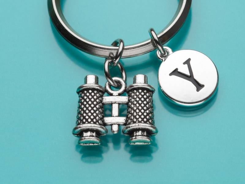 Fernglas Keychain, Schlüsselring, Vogelbeobachtung, Operngläser Charme, Anfängliche Personalisierte Schlüsselanhänger, Benutzerdefinierte 430 von promisemeeverything2