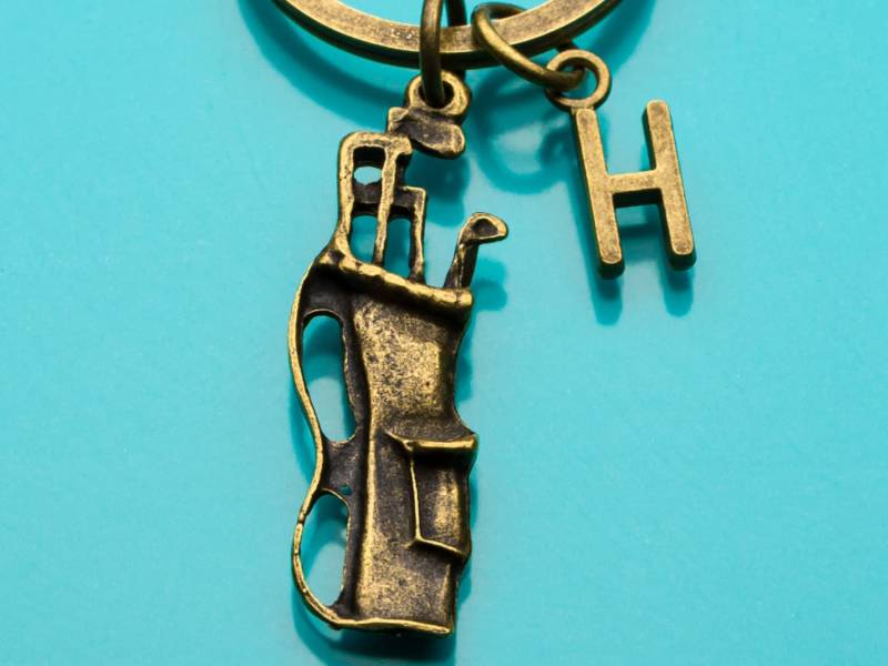 Golf Tasche Schlüsselbund, Bronze Bag Schlüsselanhänger, Golfer Charme, Sport-Charme, Ursprüngliche Benutzerdefinierte Keychain Keychain Golf Tasche Schlüsselbund, Bronze Bag Schlüsselanhänger, Golfer Charme, Sport-Charme, Ursprüngliche Benutzerdefinierte Keychain Keychain von promisemeeverything2
