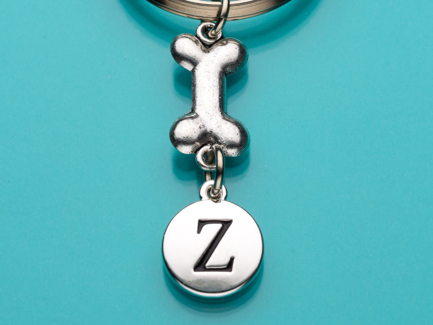 Hund Knochen Schlüsselanhänger, Schlüsselring Von Dog Bone, Charme, Anfängliche Keychain, Personalisierte Benutzerdefinierte Keychain Charme 673 von promisemeeverything2