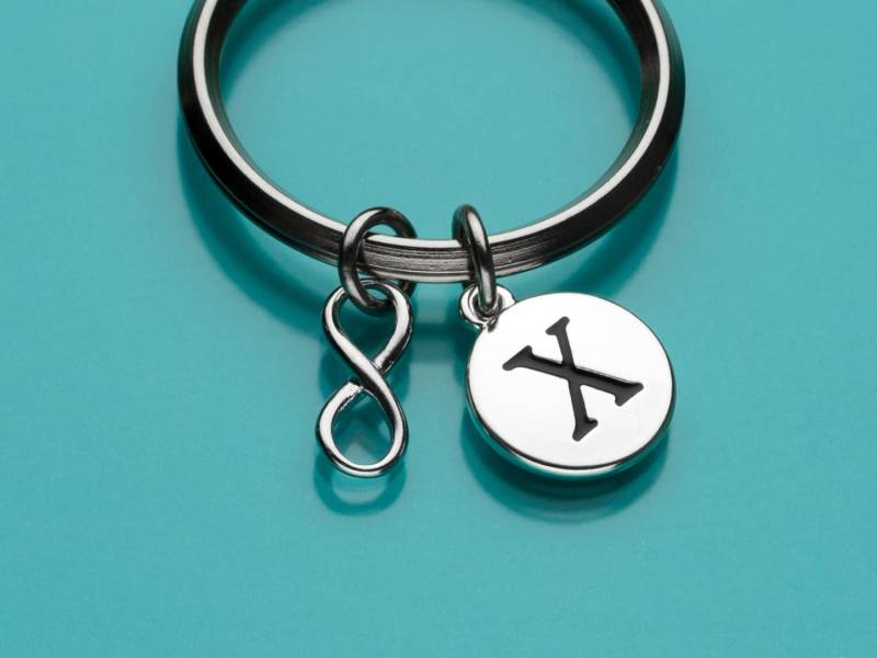 Infinity Schlüsselanhänger, Für Immer Erste Personalisierte Benutzerdefinierte Charme 464 von promisemeeverything2