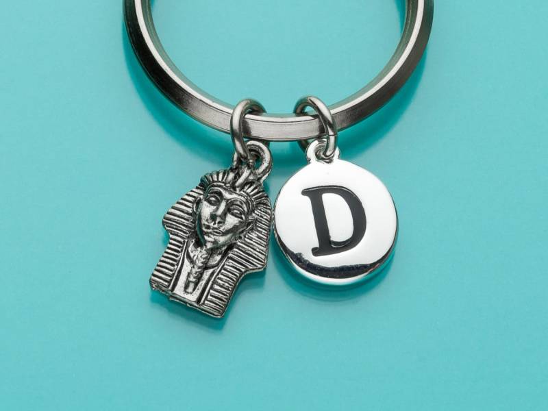King Tut Schlüsselbund, König Schlüsselanhänger, Anfängliche Personalisierte Benutzerdefinierte Keychain Charme Keychain, 210 von promisemeeverything2