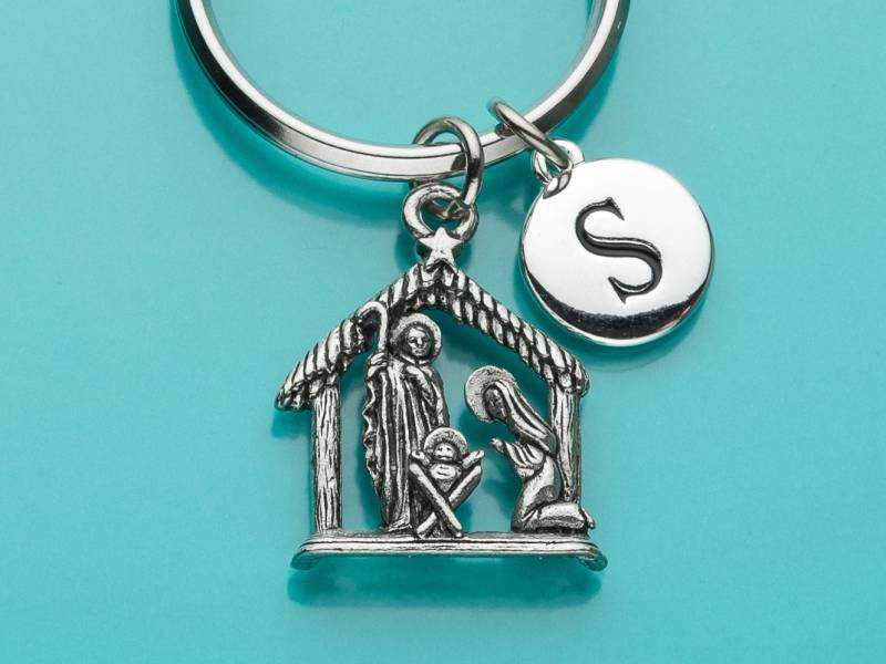 Krippe Schlüsselbund, Manger-Schlüsselanhänger, Religiöse Keyring, Anfängliche Keychain, Personalisierte Benutzerdefinierte Charme 250 Krippe Schlüsselbund, Manger-Schlüsselanhänger, Religiöse Keyring, Anfängliche Keychain, Personalisierte Benutzerdefinierte Charme 250 von promisemeeverything2